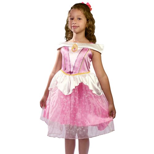 Fantasia Princesa Aurora Clássica Infantil