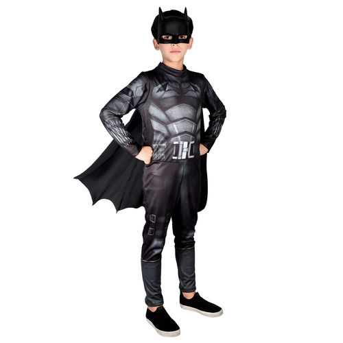 Fantasia Batman Longa Clássica Infantil