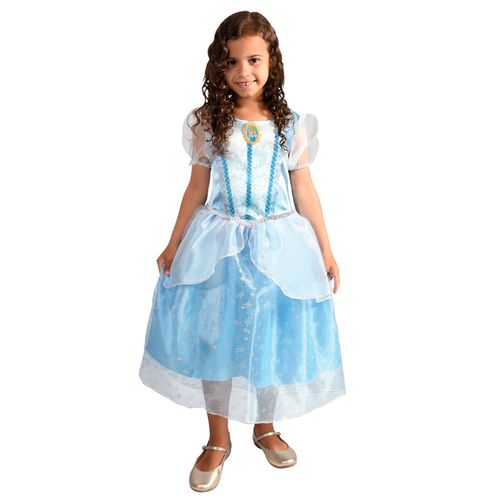 Fantasia Princesa Cinderela Clássica Infantil