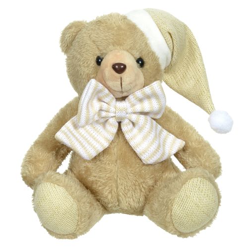 Enfeite Natal Urso Bege - 20cm