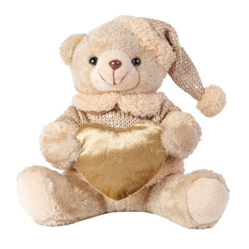 Enfeite Natal Urso Dourado - 20cm