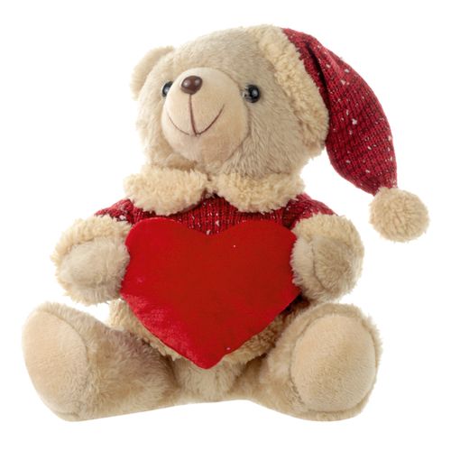 Enfeite Natal Urso Vermelho - 20cm