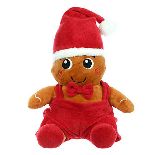 Boneco Pelúcia Gingerbread Sentado - 22cm