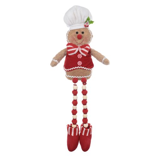 Boneco Gingerbread Sentado - 50cm