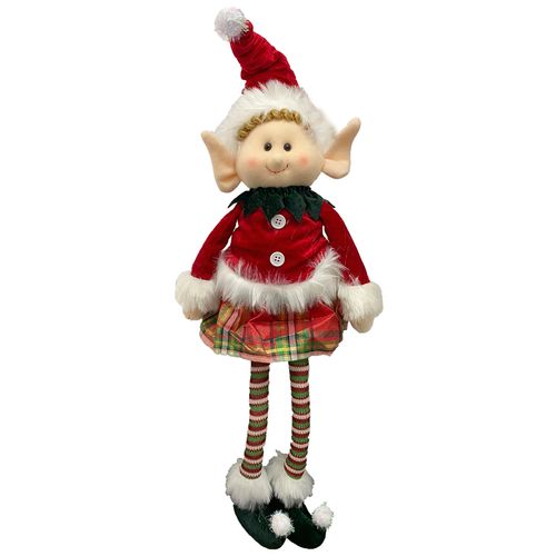 Boneca Elfo Sentado - 73cm