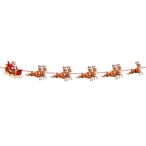 Faixa Decorativa Trenó Natal