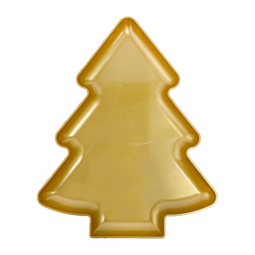Bandeja Árvore de Natal Dourado