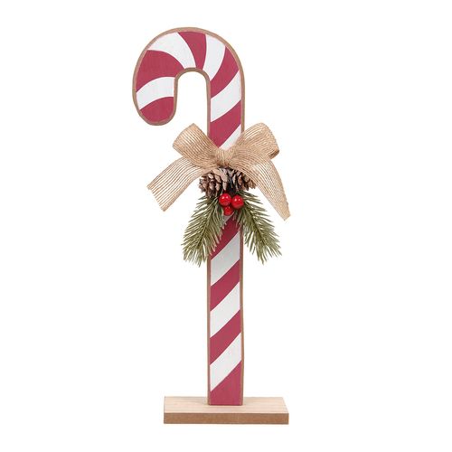 Enfeite Decorativo Candy Cane MDF - 31cm