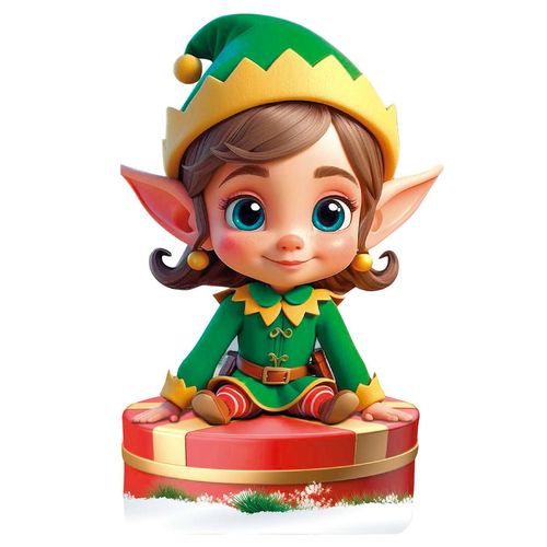 Totem de Mesa Natal Duende Vivi