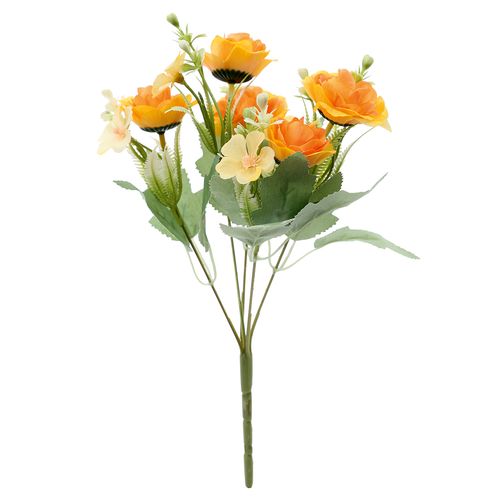 Buquê Misto 5 Ramos Amarelo - 29cm