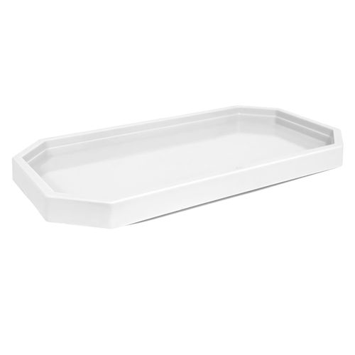 Bandeja Decorativa Lapidada Branca