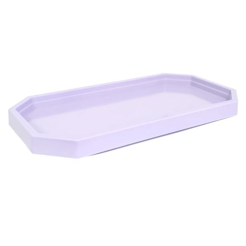 Bandeja Decorativa Lapidada Lilás