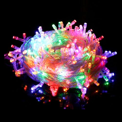 Cordão 100 LEDs Colorido 8 Funções 110v - 10m