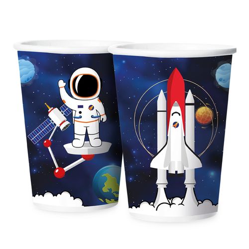 *Copo Papel Espacial - 08 unidades
