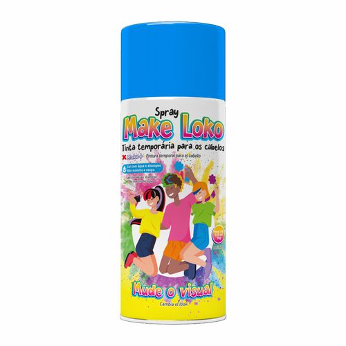 Spray Cabelo Make Loko Azul - 120ml