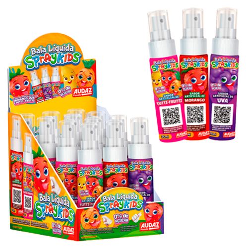Bala Líquida SprayKids 20ml