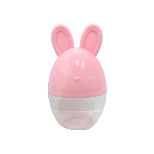 Ovo Plástico Coelhinho 9cm - Rosa