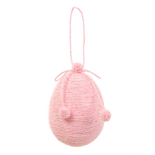 Ovo Decorativo de Pendurar 10cm - Rosa