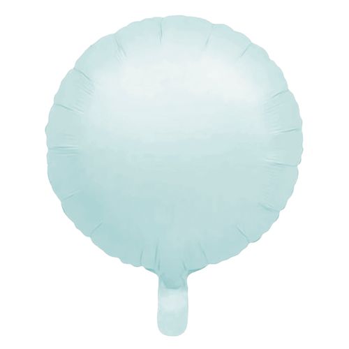 Balão Metalizado Redondo Fosco Azul 17"