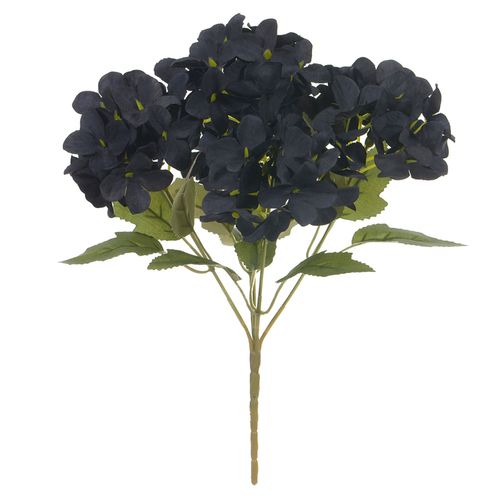 Buquê Hortência Preto - 29cm