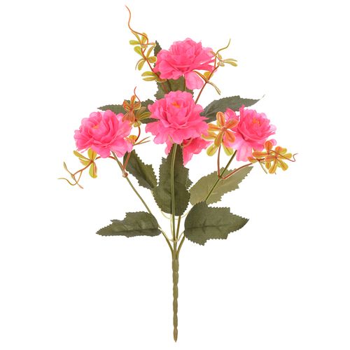 Buquê Crisântemo Fucsia Outono - 30cm