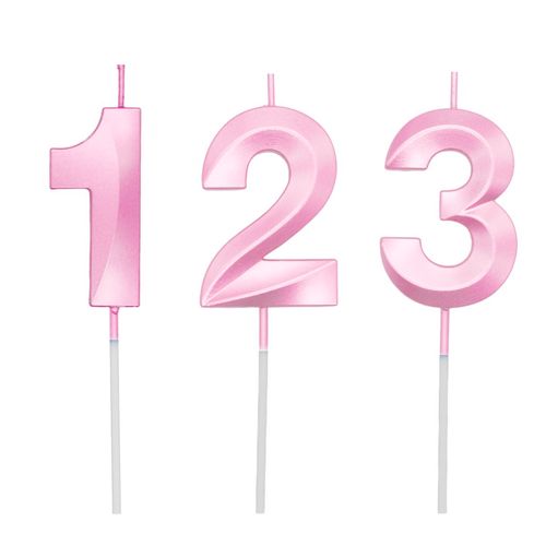 Vela Mini Design Rosa Candy