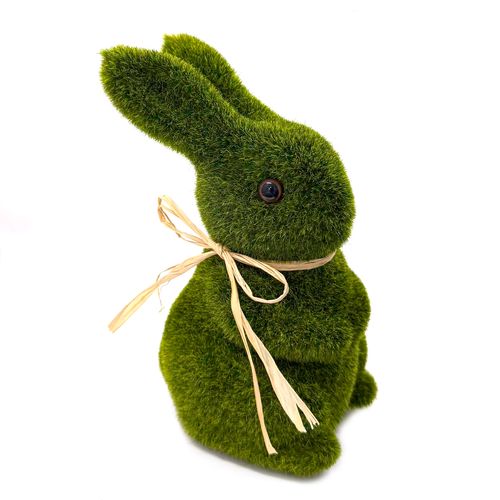 Coelho Decorativo Verde - 18cm