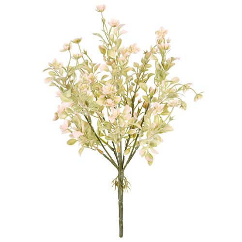 Folhagem Mini Flores Rosa - 37cm