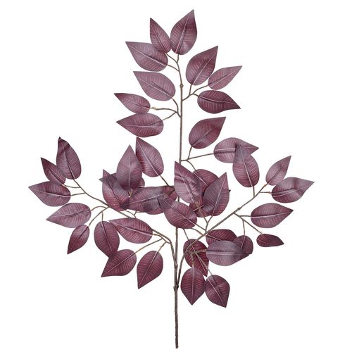Haste Folhagem Ficus Café - 60cm