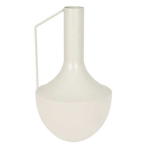 Vaso Ferro Off White - 28cm
