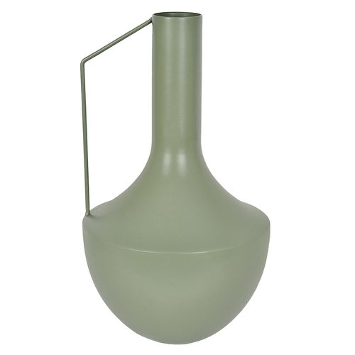 Vaso Ferro Verde Militar - 28cm