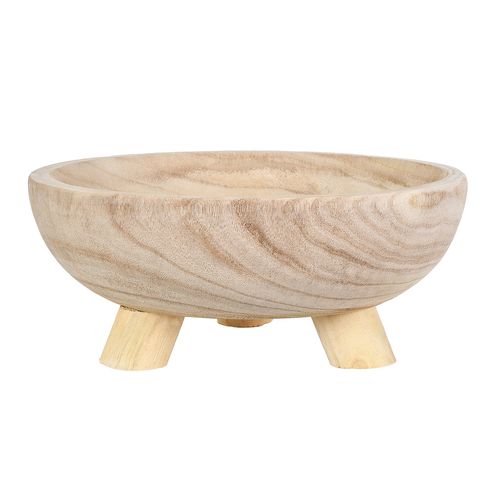 Centro de Mesa Madeira Natural - 28cm