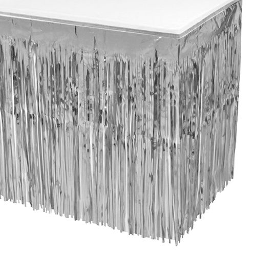 Saia de Mesa Metalizada Prata