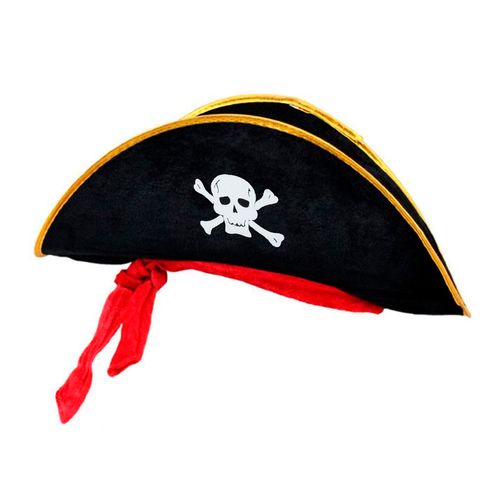 Chapéu Pirata com Lenço Adulto