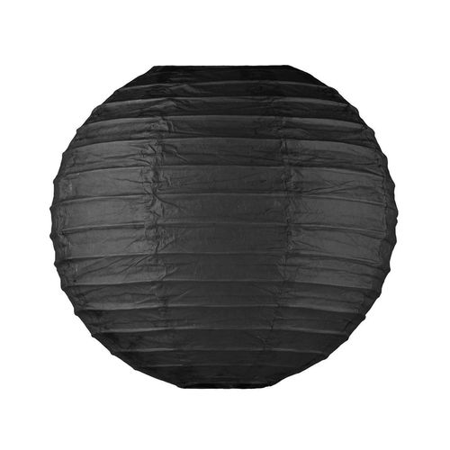 Lanterna de Papel 25cm Preto