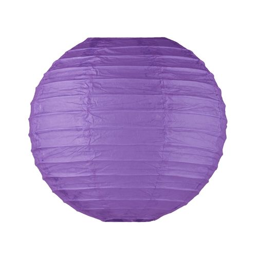 Lanterna de Papel 25cm Roxo