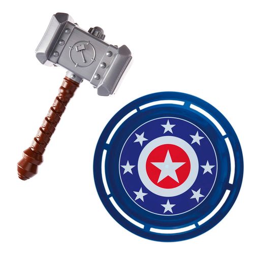 Kit Martelo e Escudo Herói