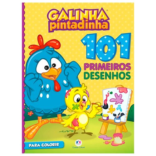 *Livro Atividades - 101 Desenhos Galinha Pintadinha