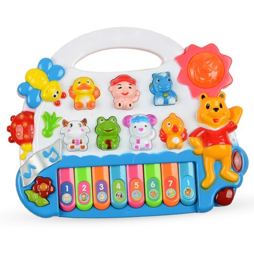 Pianinho do Ursinho com Som e Luz