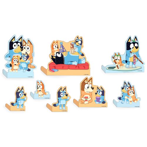 *Decoração de Mesa Bluey - 08 unidades