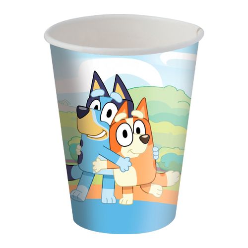 *Copo Papel Bluey  - 08 unidades