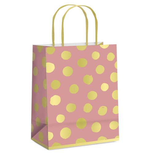 Sacola Papel Big Ball Rosa Queimado - G