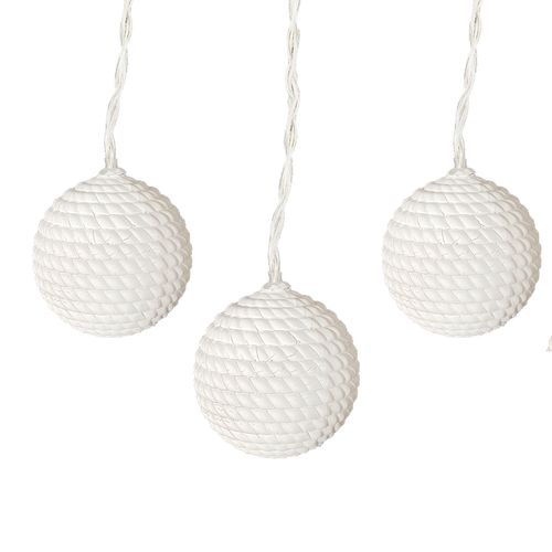 Varal LED Bolinha Branca - 3 metros