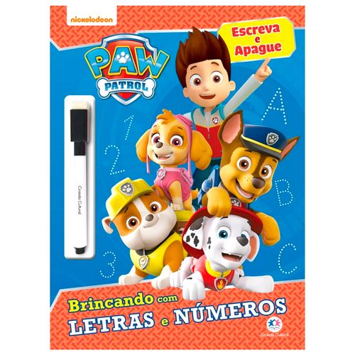 *Livro Atividades - Escreva e Apague Patrulha Canina