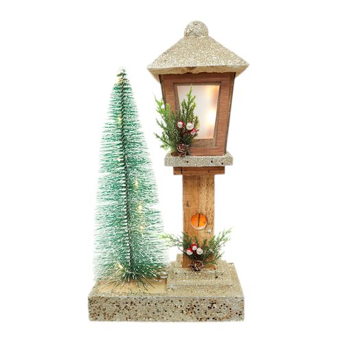 Poste Natalino com Led - 37cm