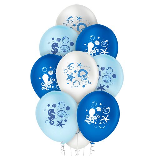 *Balão 9 Fundo do Mar - 25 unidades
