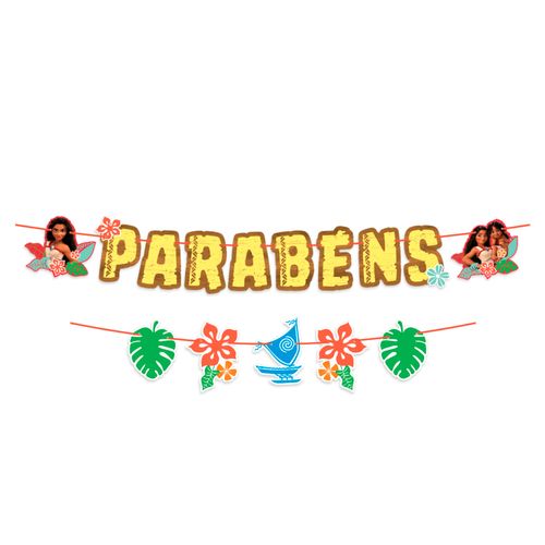 *Faixa Parabéns Moana 2