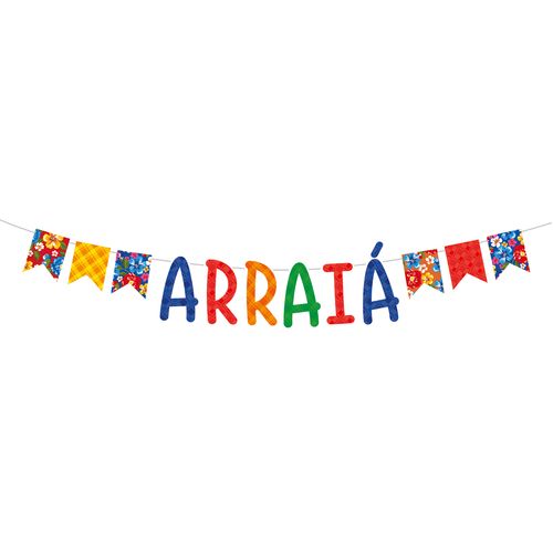 Faixa Decorativa Arraiá Bão Demais