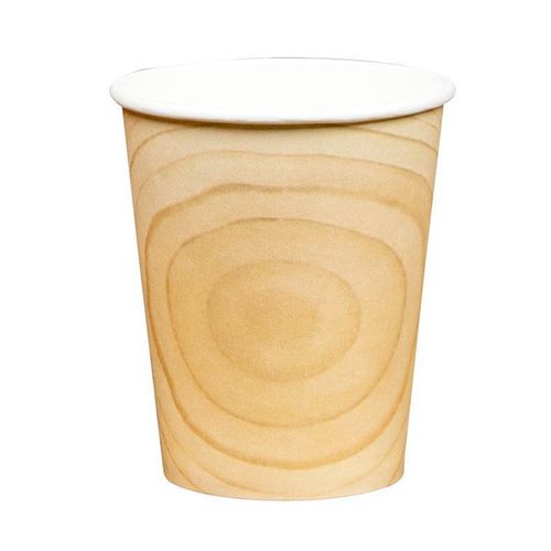 Copo de Papel Cor Bambu - 10 unidades