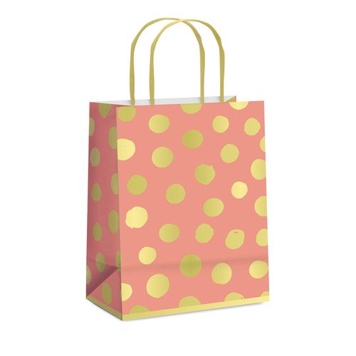 Sacola Papel Big Ball Rosa Queimado - P
